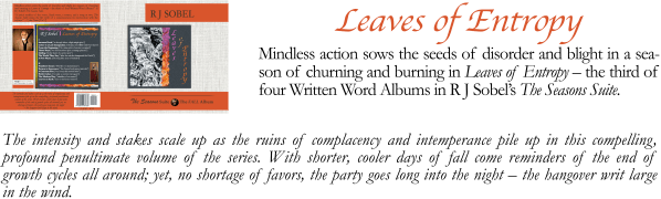 Leaves of Entropy Book Cover front and back and descr. 7.7.16